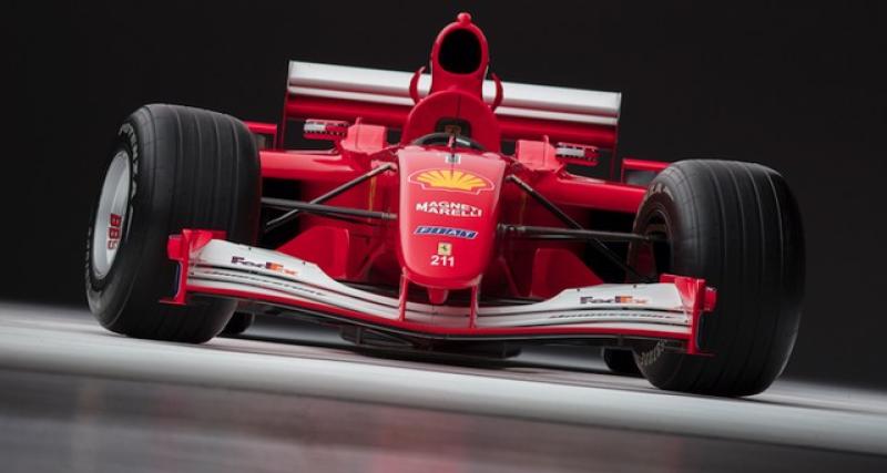  - Une Ferrari F2001 ex-Michael Schumacher à vendre !