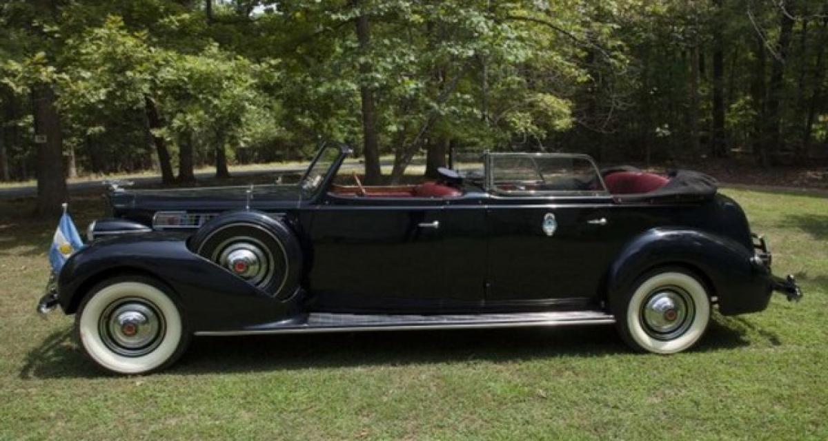 La Packard Super Eight d'Eva Perón est à vendre !