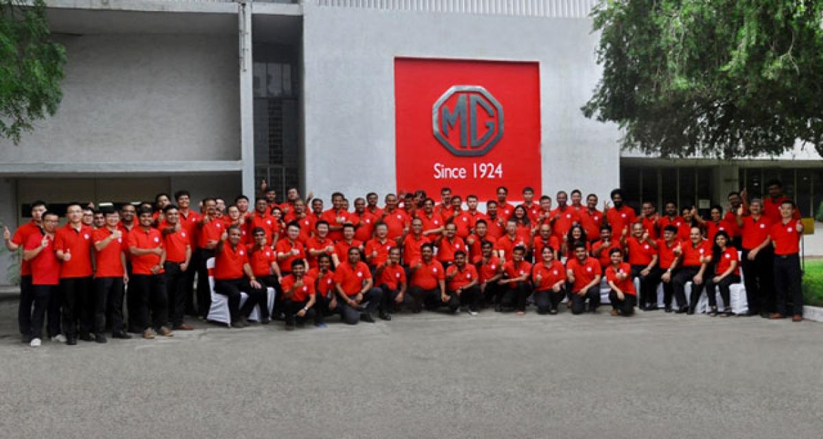 MG inaugure son usine en Inde