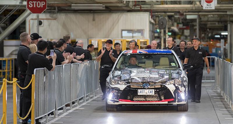  - Toyota cesse sa production en Australie, après 54 ans