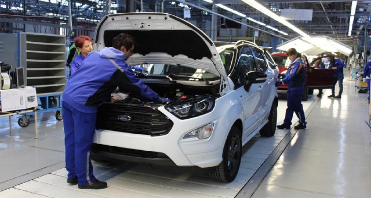 La production du Ford Ecosport débute à Craiova