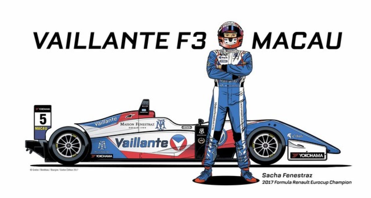 GP de Macao 2017 : Fenestraz en Michel Vaillant !