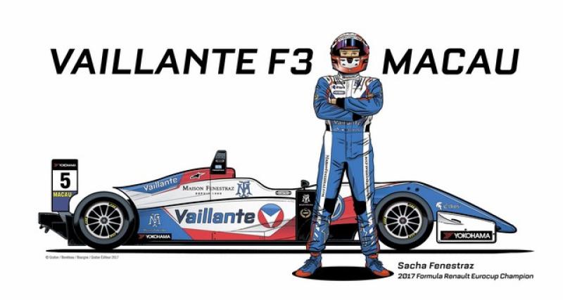  - GP de Macao 2017 : Fenestraz en Michel Vaillant !