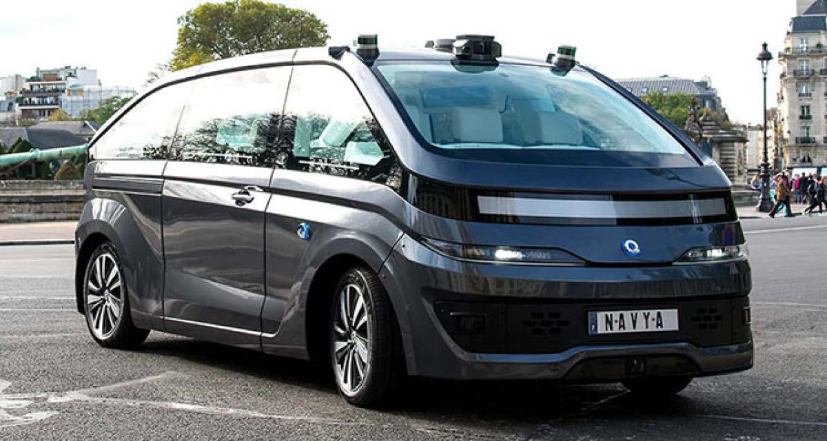 Navya dévoile Autonom Cab, un taxi autonome