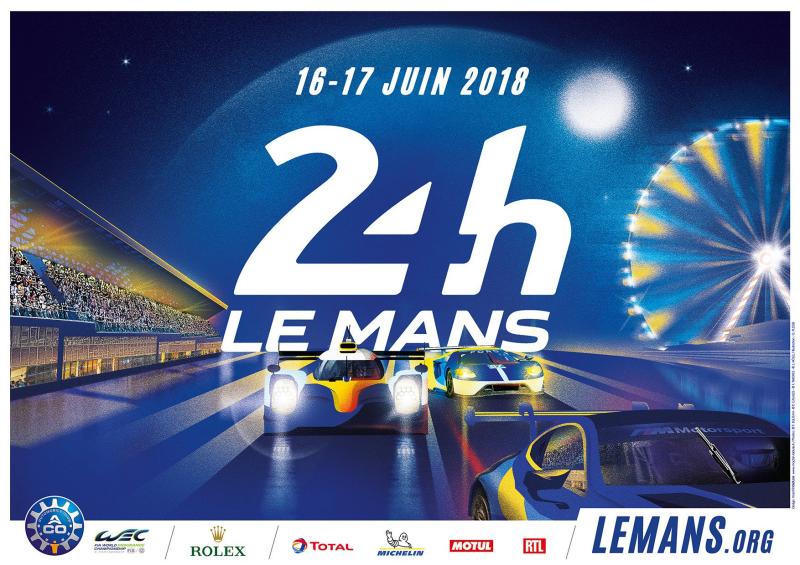 24 Heures du Mans 2018 : l'affiche officielle dévoilée 1