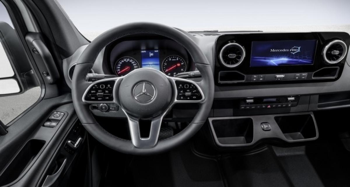 L'intérieur du nouveau Mercedes Sprinter