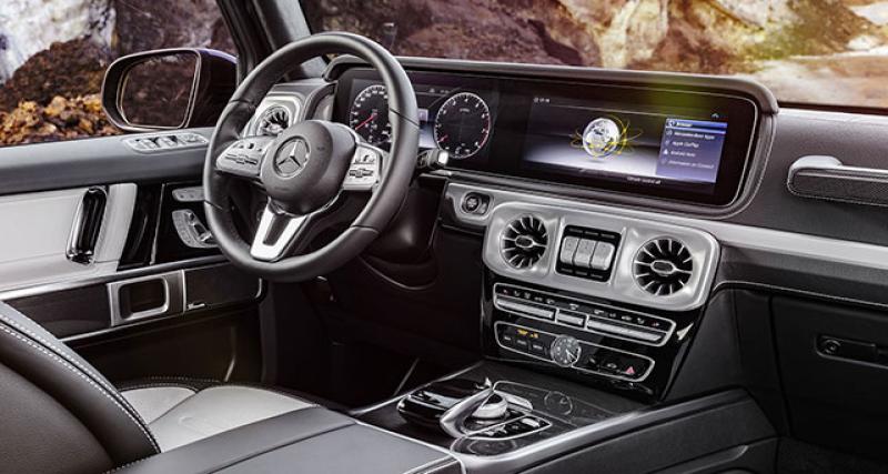  - Le Mercedes Classe-G montre son intérieur avant Détroit