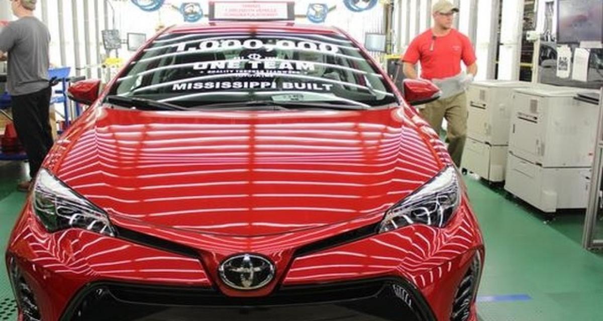 1 million de Toyota Corolla dans le Mississippi