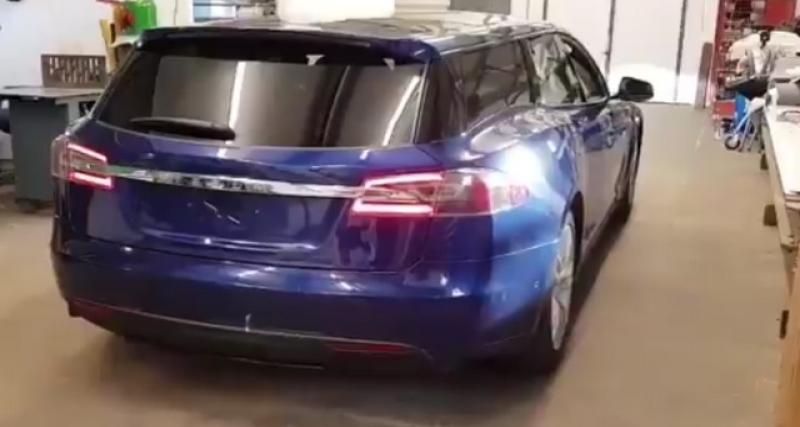  - La première Tesla Model S break déjà prête ?