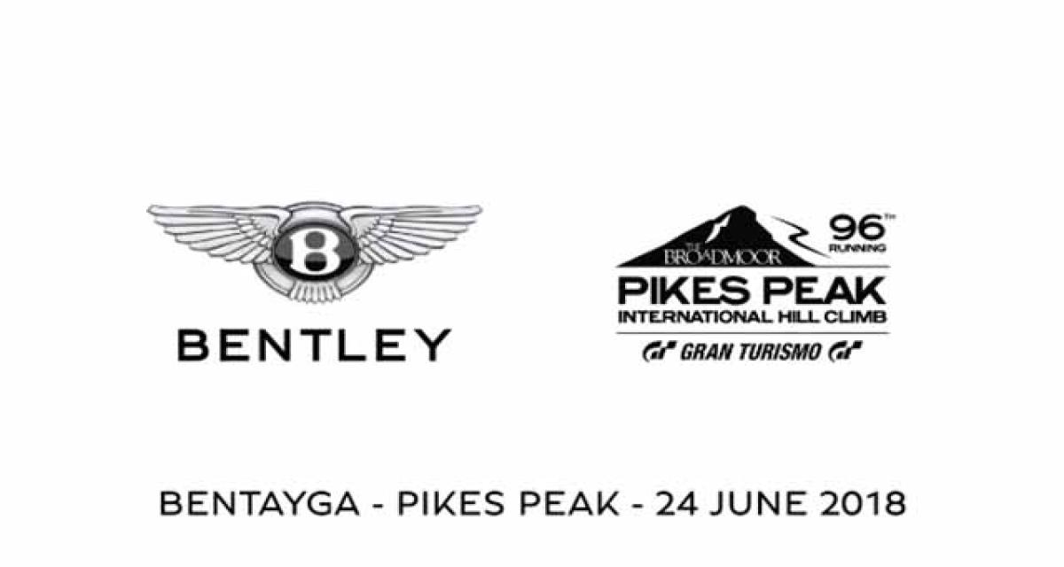 Bentley sera à Pikes Peak en 2018 avec le Bentayga