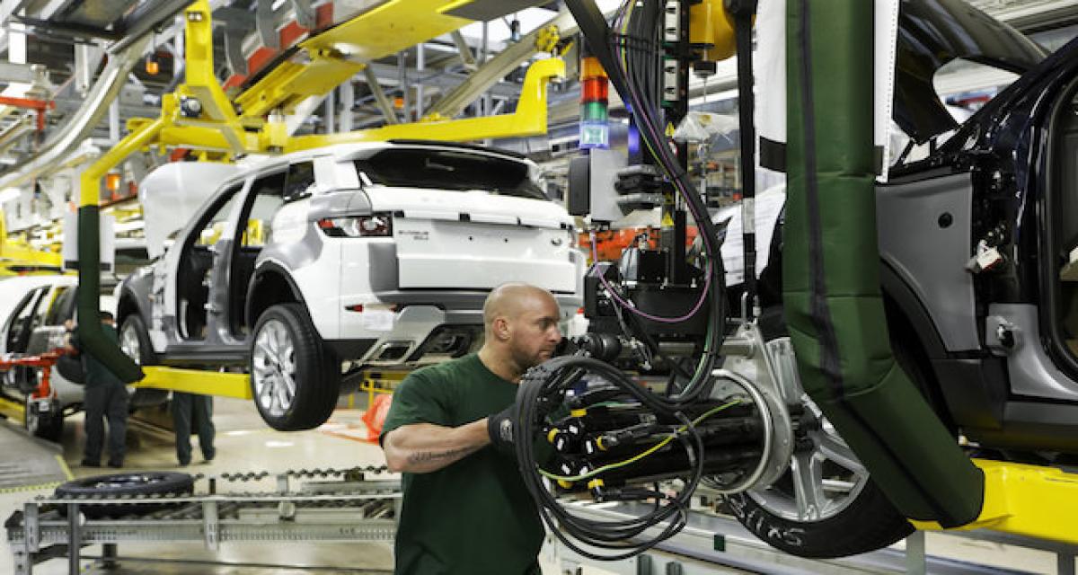 Jaguar Land Rover ralentit sa production à Halewood
