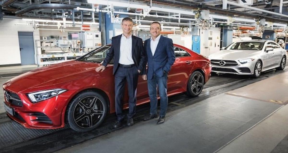 Mercedes démarre la production de la nouvelle CLS