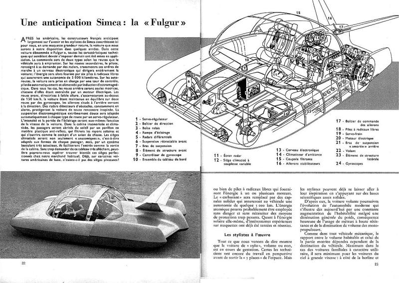  - Les concepts-cars français : Simca Fulgur (1958) 1