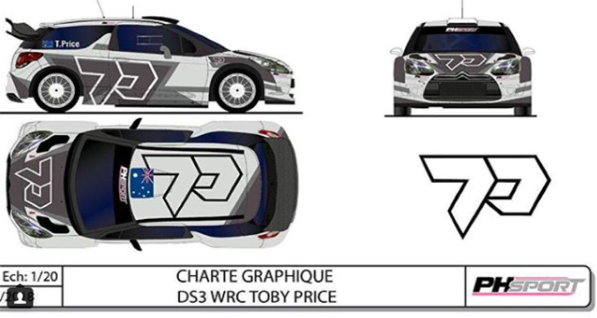 WRC : Toby Price en essais sur une DS3 avec PH Sport