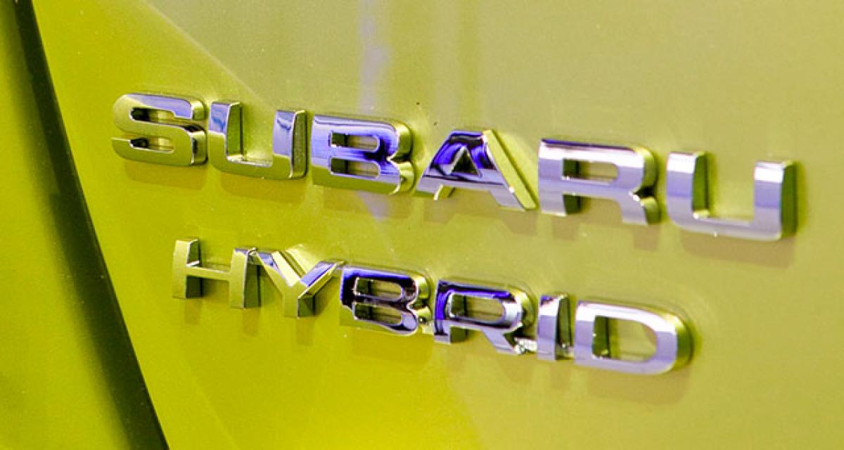 Une Subaru hybride rechargeable, mais avec moteur Boxer