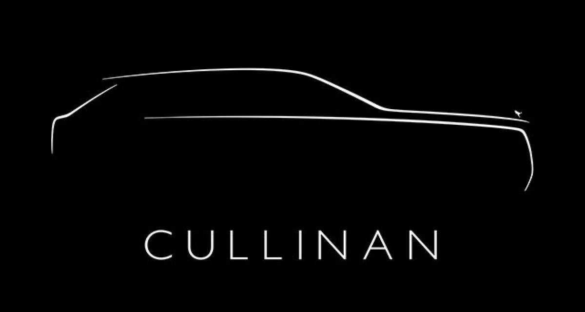 Le Rolls-Royce Cullinan se nommera donc... Cullinan