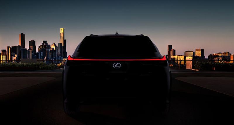  - Le crossover Lexus UX confirmé pour Genève