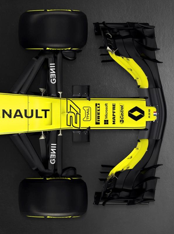  - F1 2018 : plus de noir, moins de jaune, voilà la Renault Sport R.S.18 3