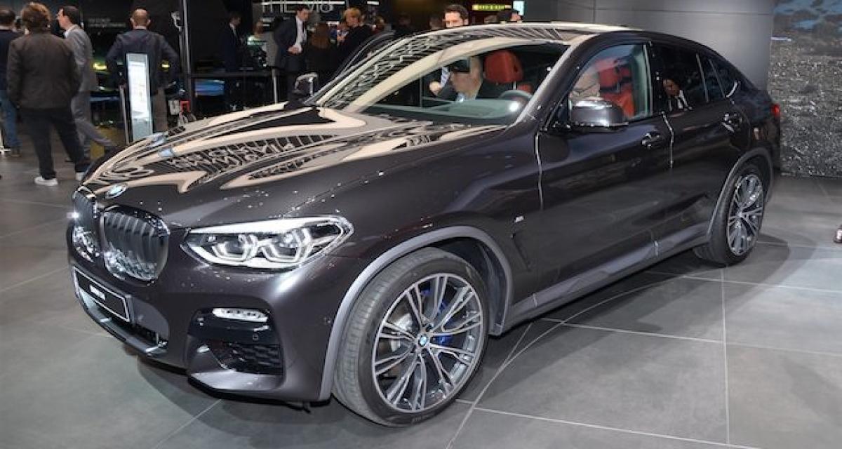 Genève 2018 Live : BMW X4