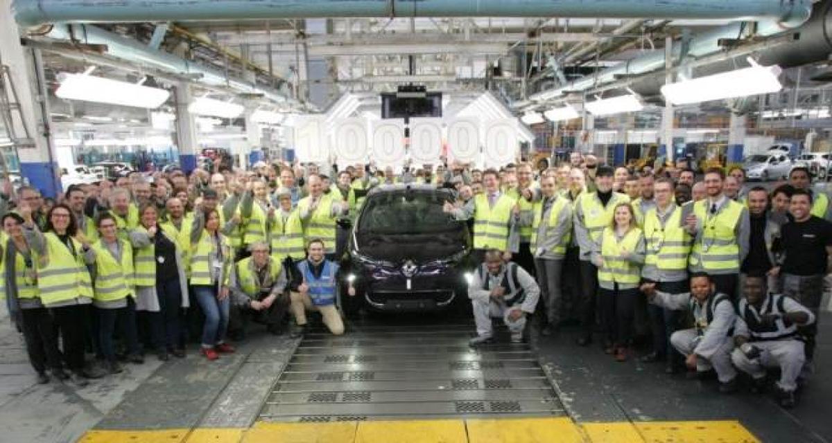 100 000 Renault Zoe produites à Flins