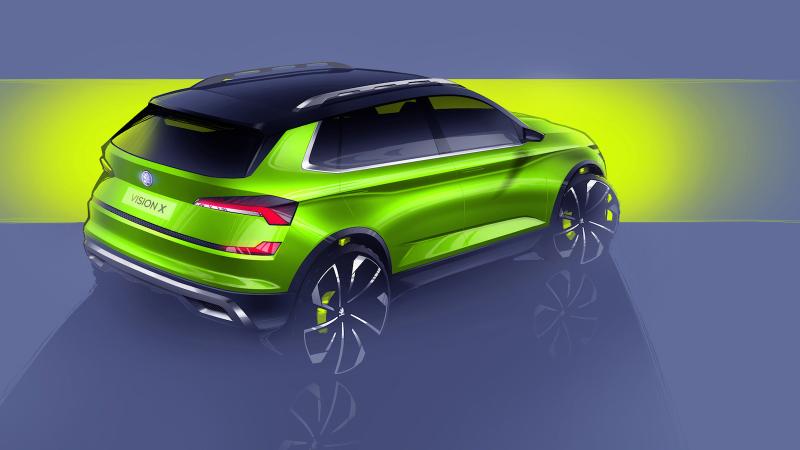  - Skoda Vision X : essence, gaz naturel et électricité 1