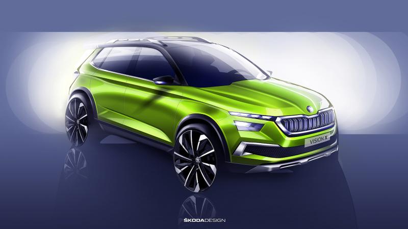  - Skoda Vision X : essence, gaz naturel et électricité 1