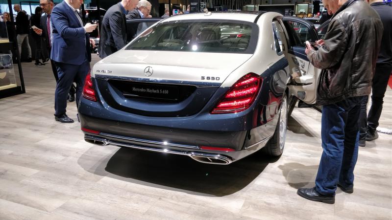  - Genève 2018 Live : Mercedes-Maybach Classe S restylée 1