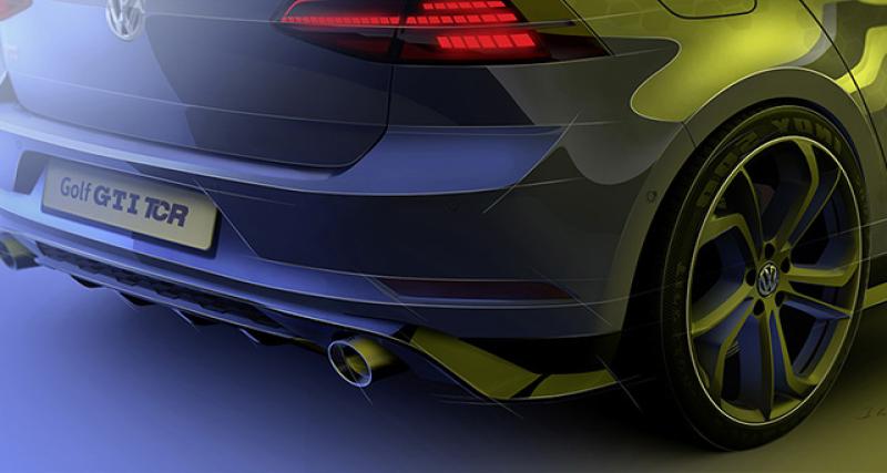  - Volkswagen tease la Golf GTI TCR de route