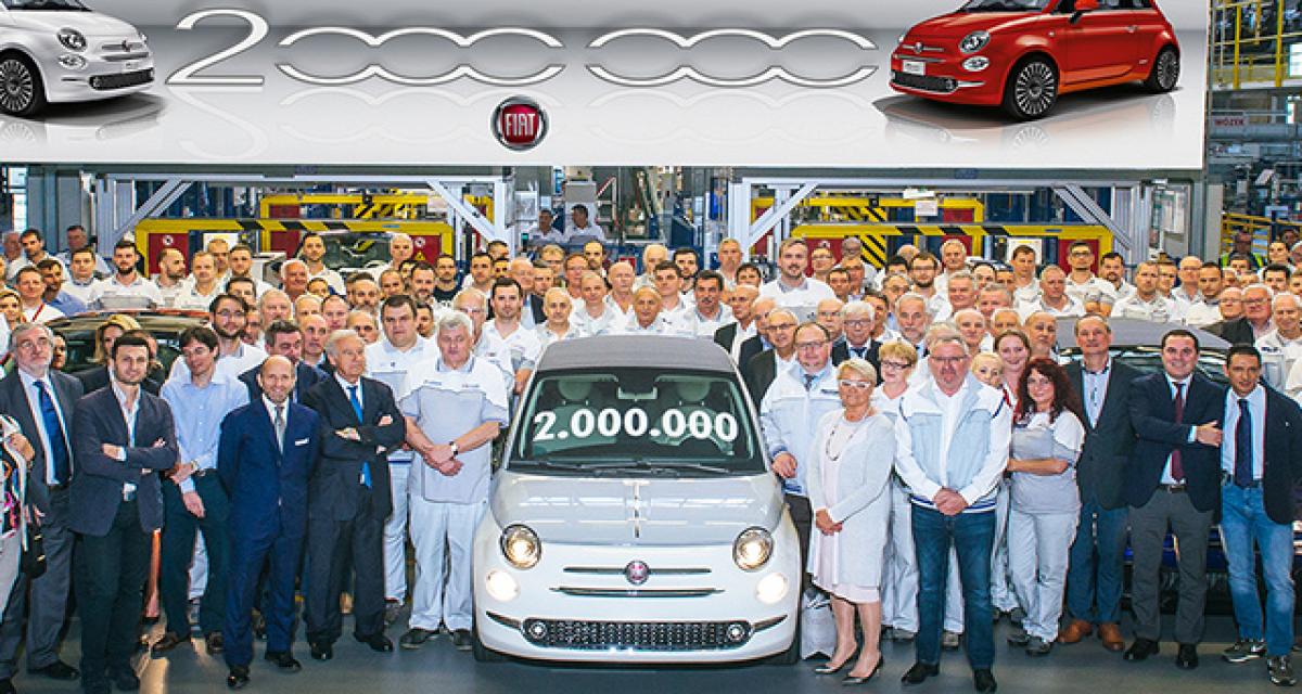 Fiat a produit 2 millions de Fiat 500