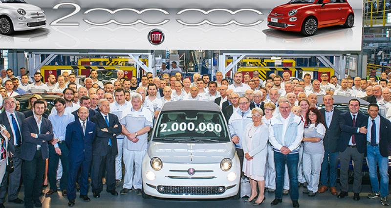  - Fiat a produit 2 millions de Fiat 500