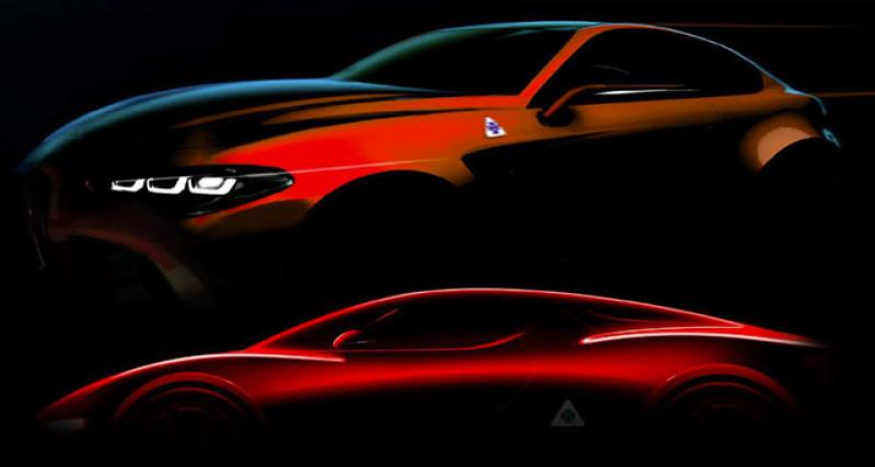 - Plan Alfa Romeo : hybrides, SUV, GTV et 8C