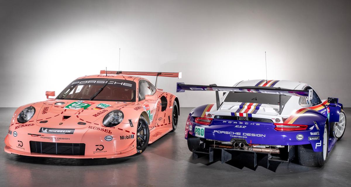 24 Heures du Mans 2018 : Les Porsche 911 RSR officielles prennent des couleurs