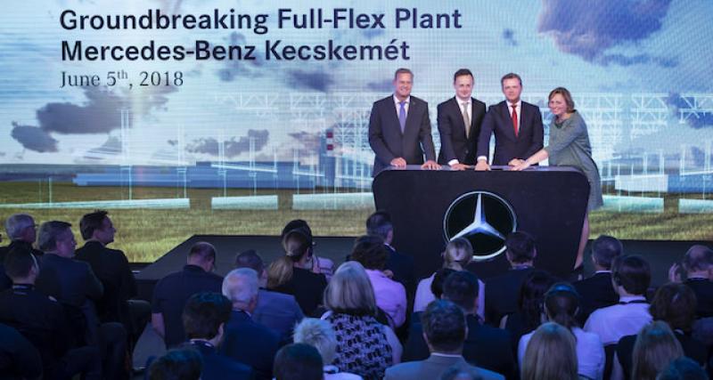  - Mercedes investit 1 milliard d'euros dans nouvelle usine hongroise