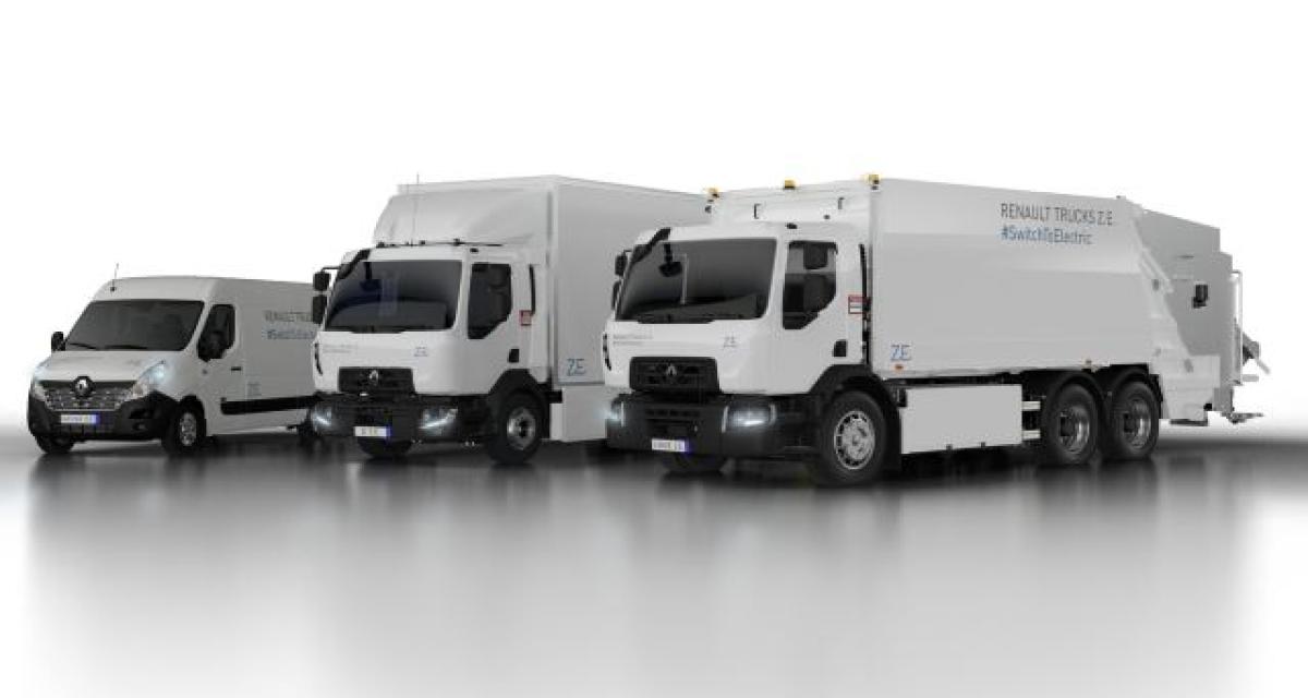 Renault Trucks Z.E., de 3,1 à 26 tonnes, en électrique