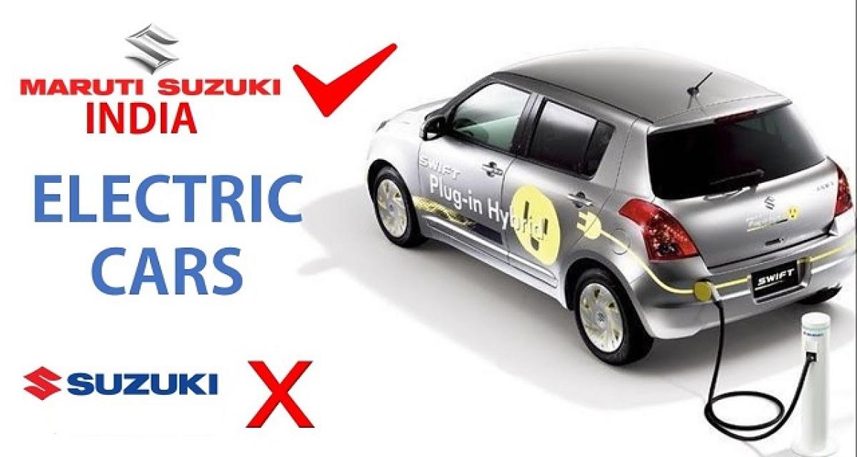 Maruti Suzuki : véhicule électrique en Inde en 2020