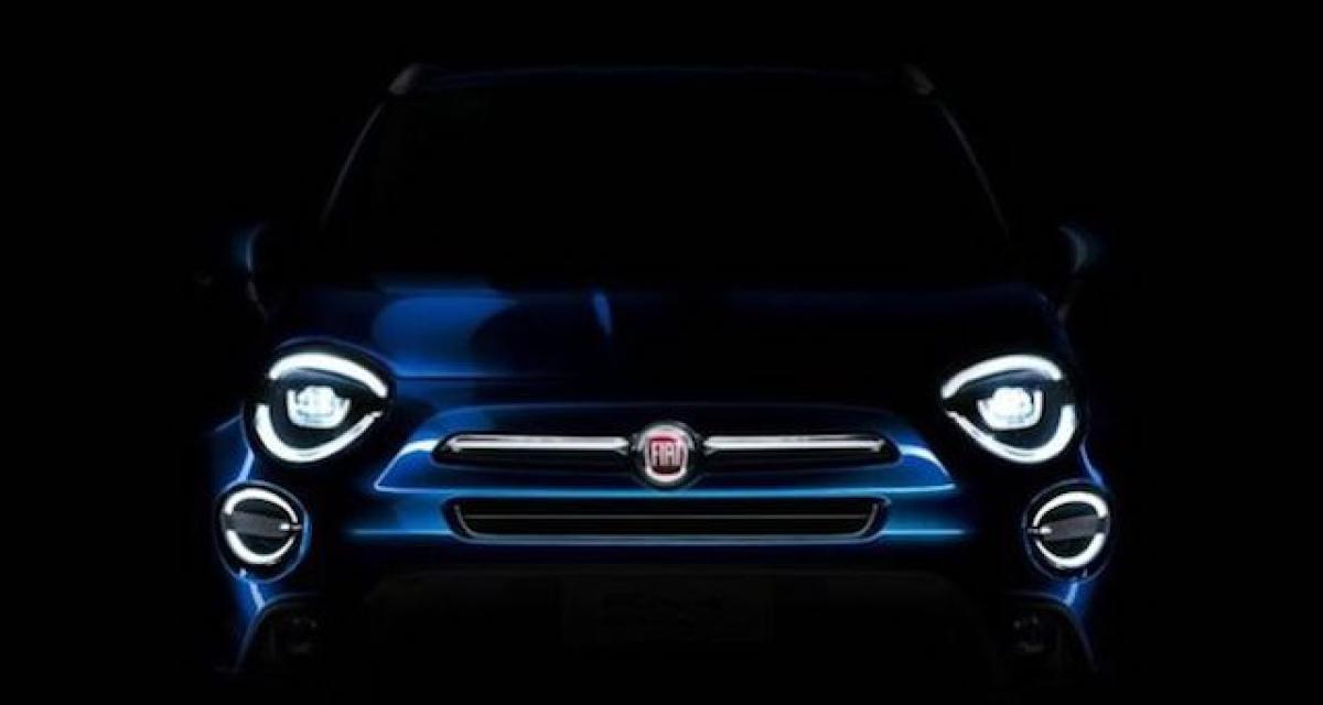 Fiat tease le 500X restylé