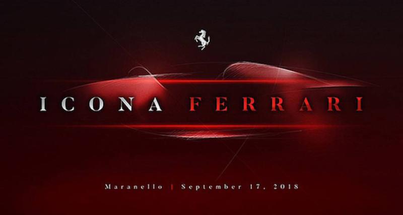  - Mystérieuse Ferrari dévoilée le 17 septembre