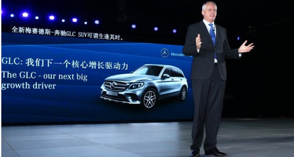 SUV et crossovers Mercedes produits aux USA bloqués par la Chine