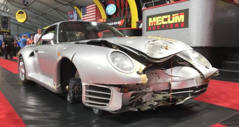 $425 000 pour une Porsche 959 accidentée