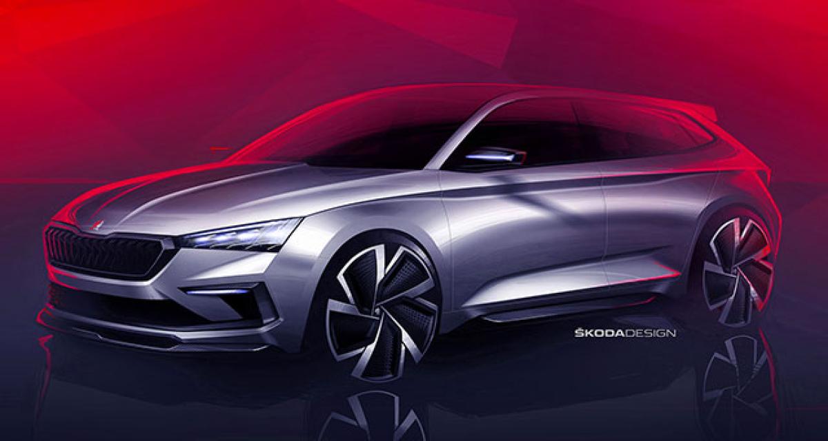 Paris 2018 : Skoda Vision RS Concept, future compacte
