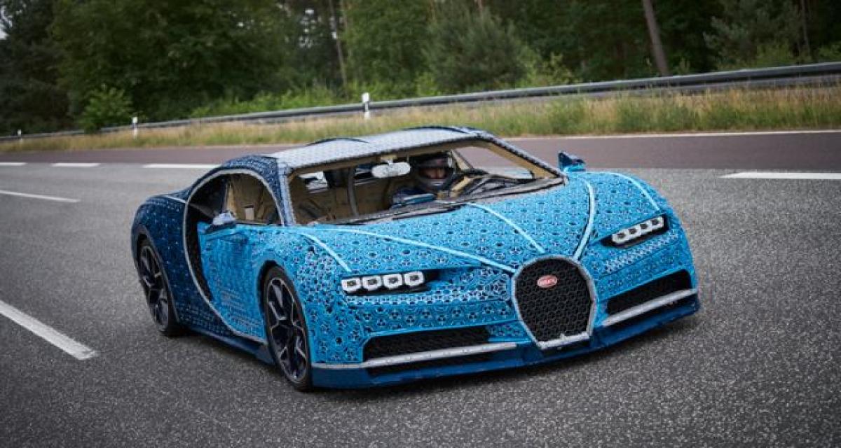 Bugatti Chiron en Lego : et pourtant elle roule !
