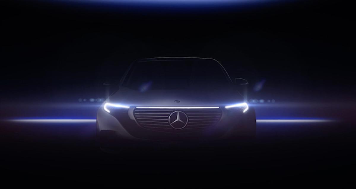 Nouveau teaser Mercedes EQC