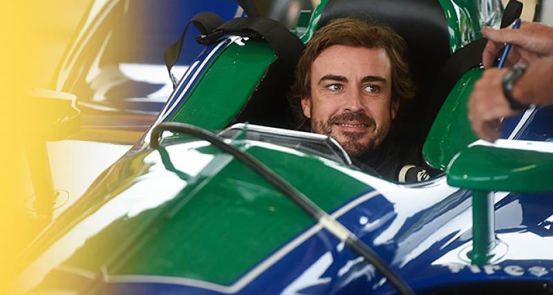 - Fernando Alonso en test en Indycar
