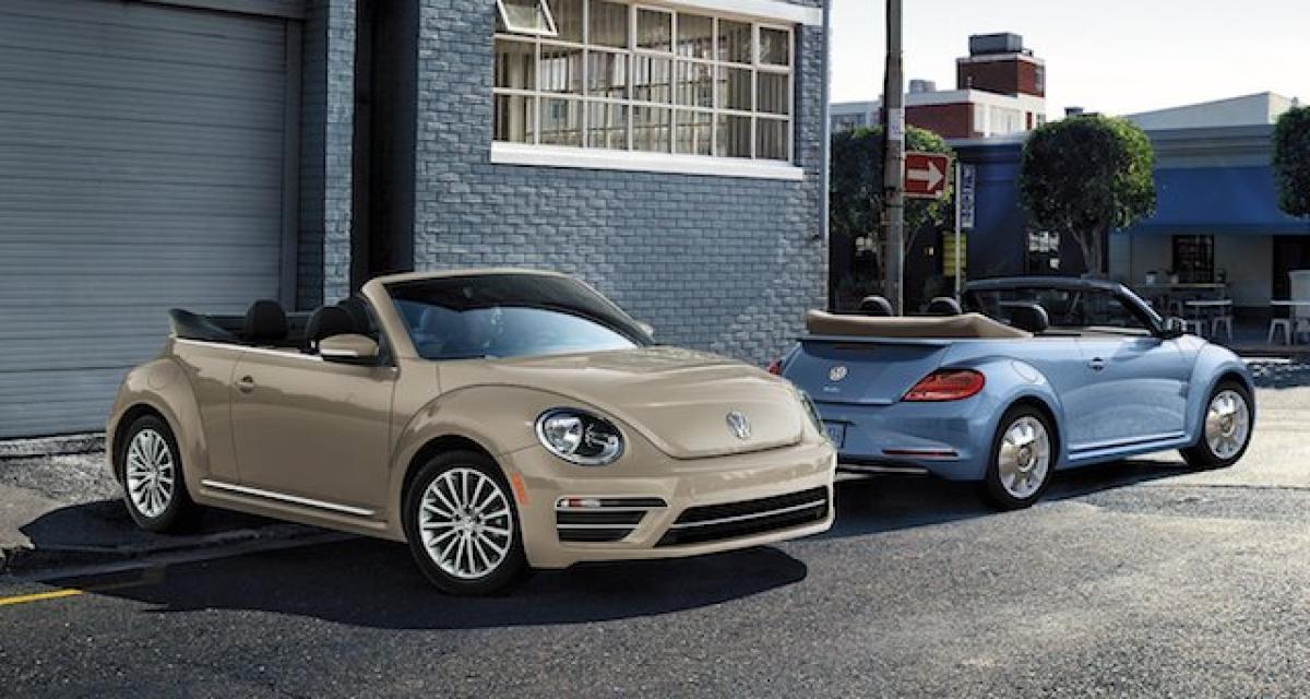 Volkswagen annonce la fin de la Beetle avec la Final Edition