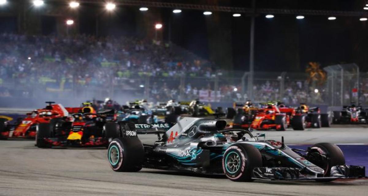 F1 Singapour 2018 : Hamilton tout en maîtrise