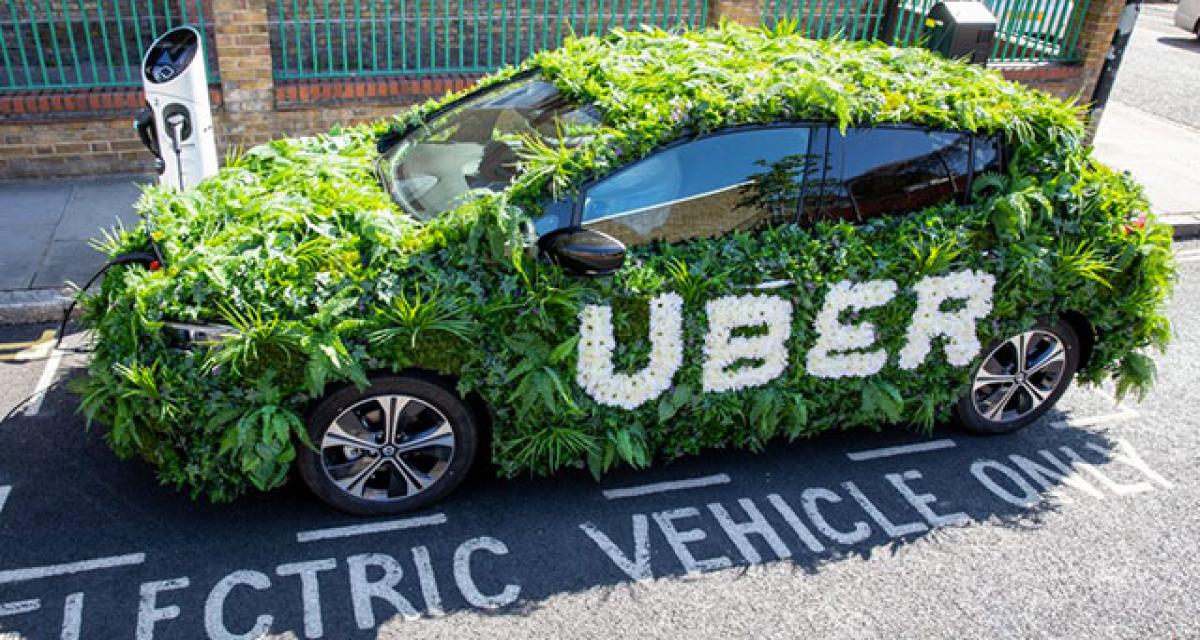 Uber veut passer au tout électrique à Londres en 2025
