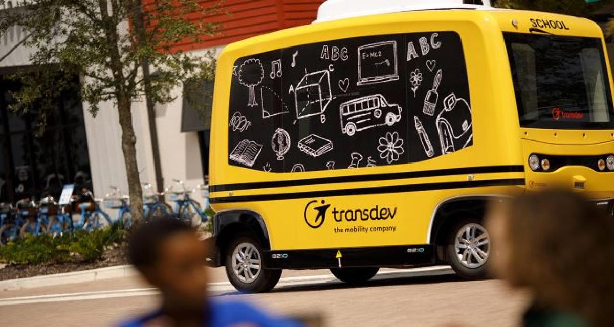Transdev doit stopper son bus scolaire autonome