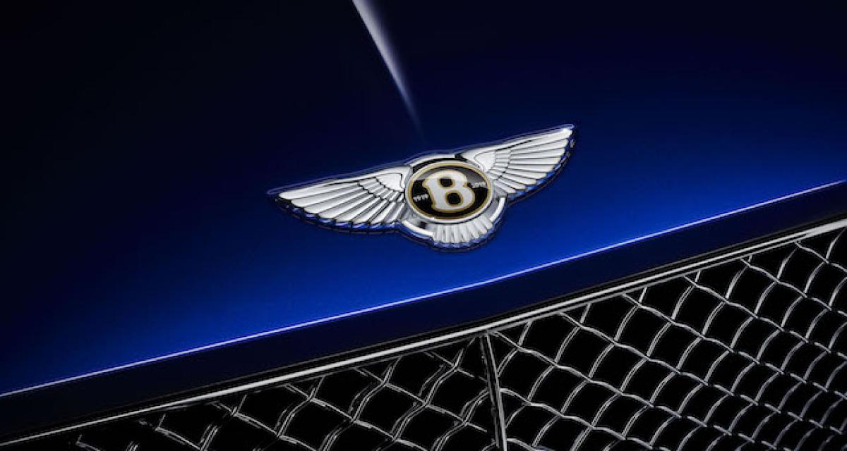 Bentley aura son premier modèle électrique avant 2025