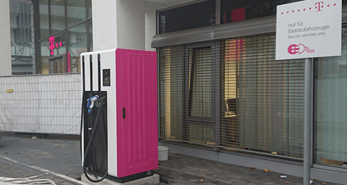 Deutsche Telekom : réseau adapté en station de recharge électrique
