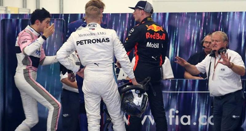  - F1 : Verstappen sanctionné pour l'altercation avec Ocon